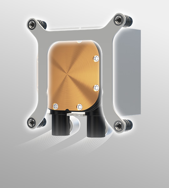 4SET-Pre-installed Fan + Single Cable Connection